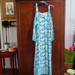 Ladies summer resort wear type maxi dress. Size M.
